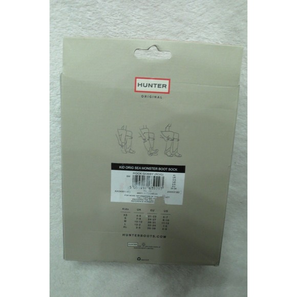 Hunter Fleece Rock Gobby Kid Monster Boot Sock Size XL New - Picture 5 of 7